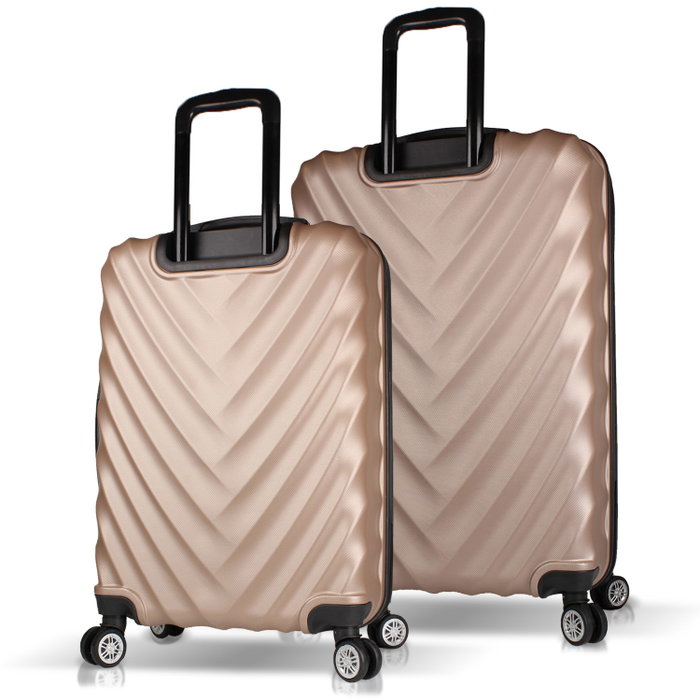 Zoozie Bags Juego de maletas de 2 piezas Dorado Zoozie Bags Juego de maletas de 2 piezas Dorado